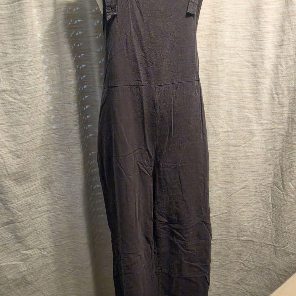 Linen Women's Grey Jumpsuit